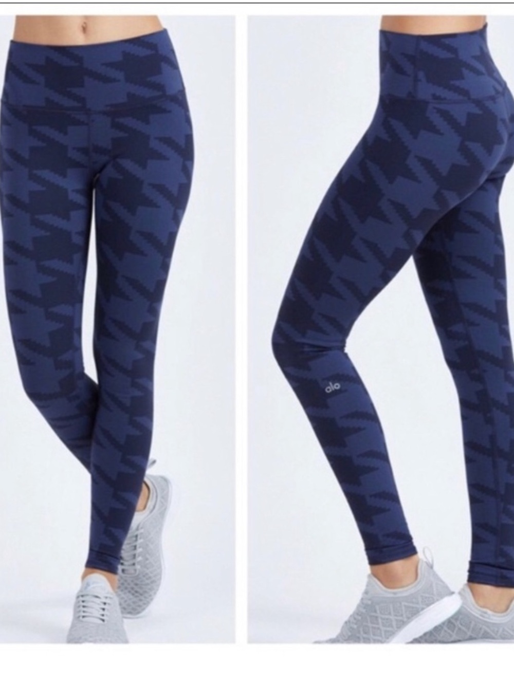 Alo Yoga Navy Houndstooth - Size XS